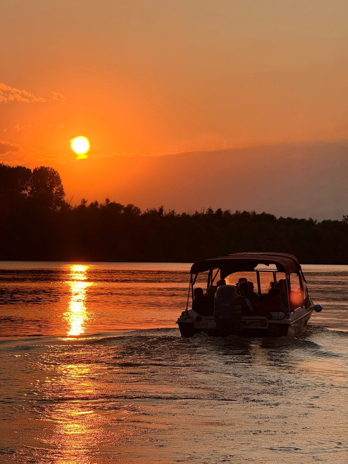Sunset pe Dunăre